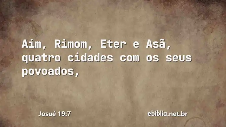 Josué 19:7