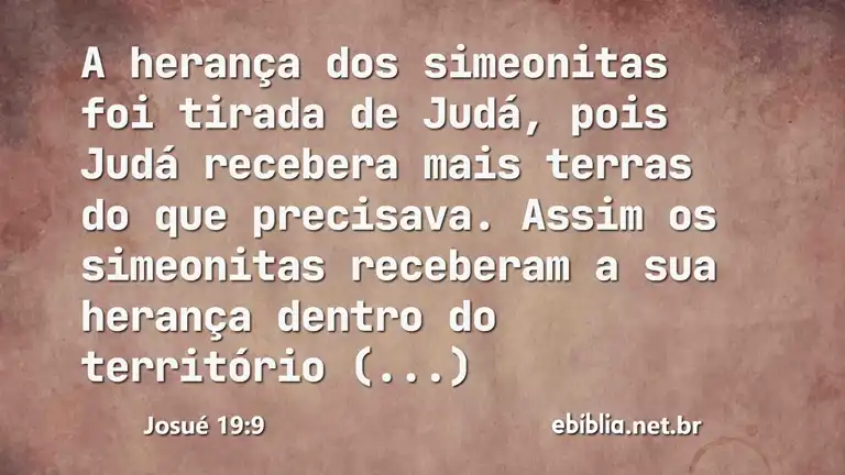 Josué 19:9