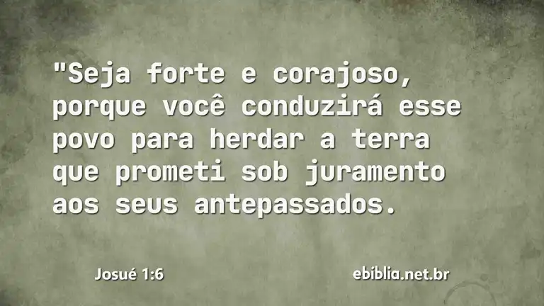 Josué 1:6