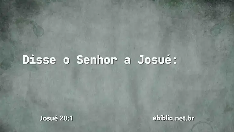 Josué 20:1