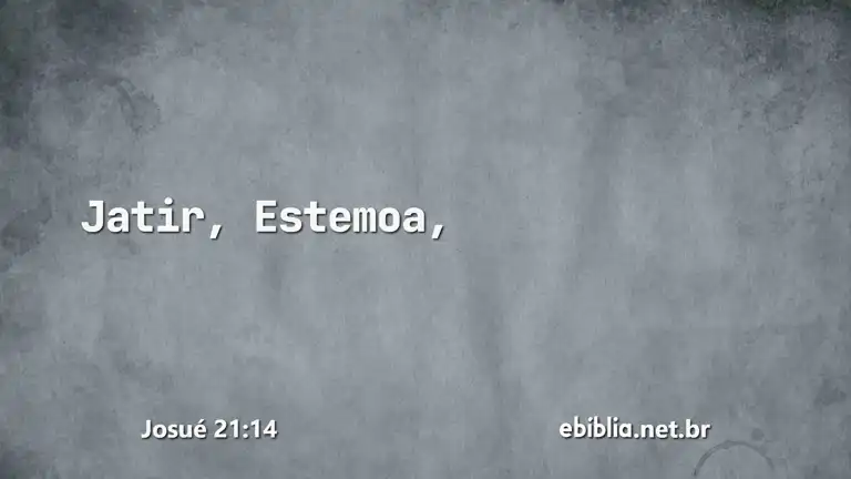 Josué 21:14