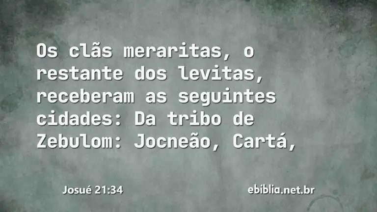 Josué 21:34