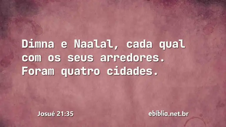 Josué 21:35