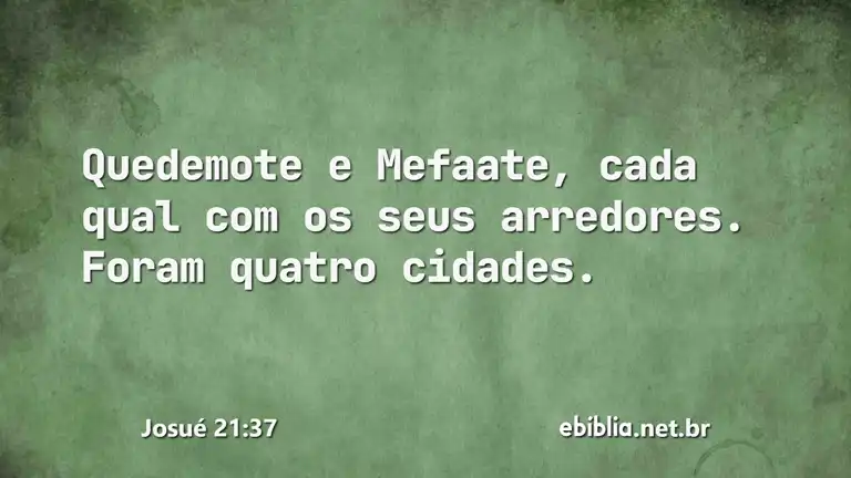 Josué 21:37