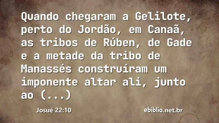 Josué 22:10