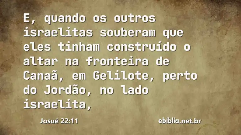 Josué 22:11