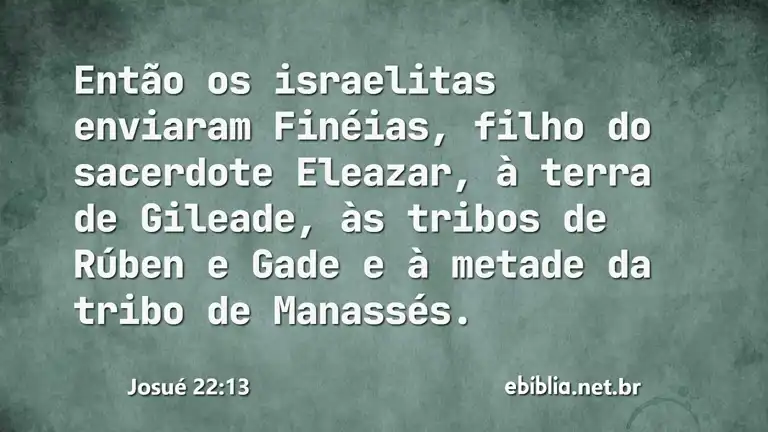 Josué 22:13