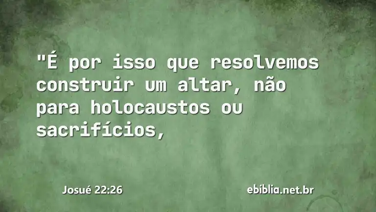 Josué 22:26