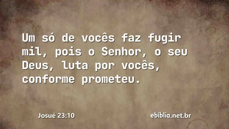 Josué 23:10