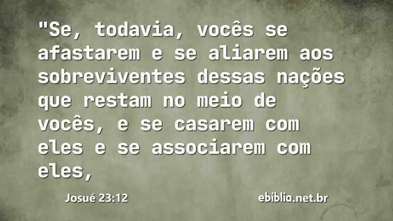 Josué 23:12