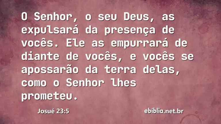 Josué 23:5