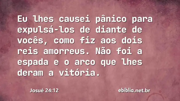 Josué 24:12