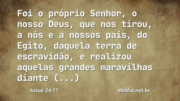 Josué 24:17