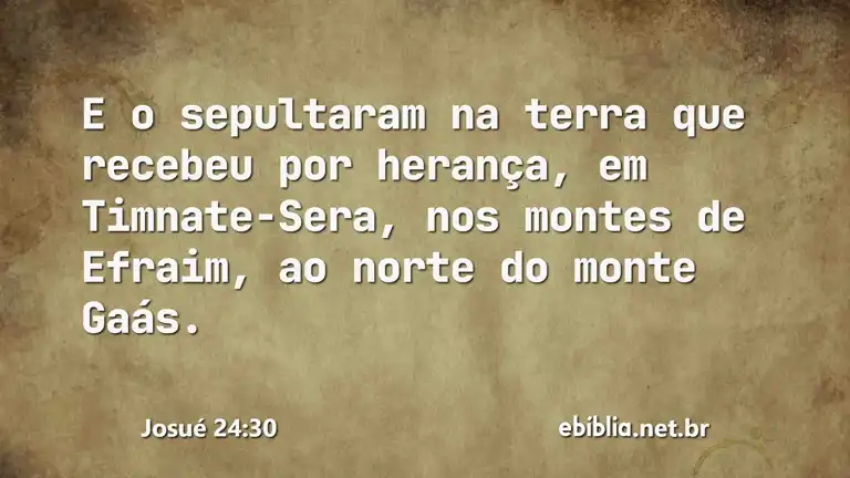 Josué 24:30