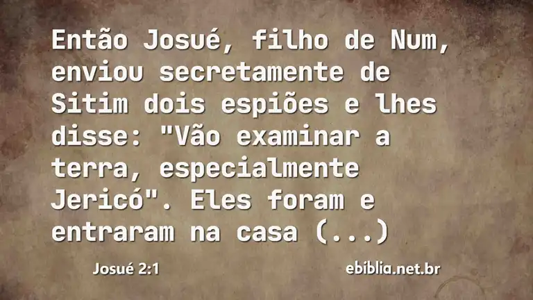 Josué 2:1