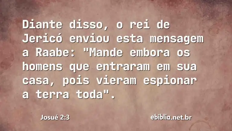 Josué 2:3