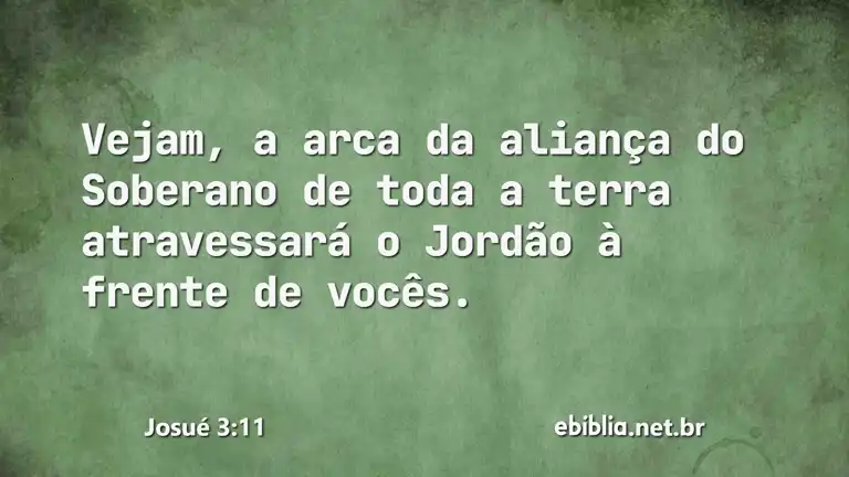 Josué 3:11