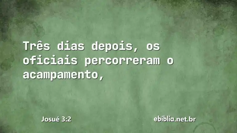 Josué 3:2