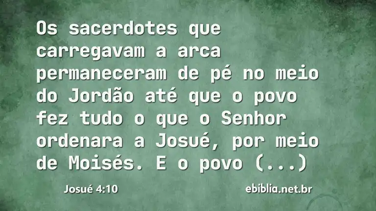 Josué 4:10