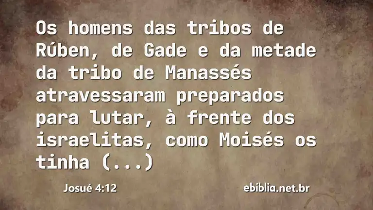 Josué 4:12