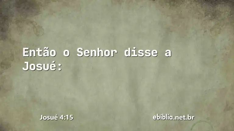 Josué 4:15