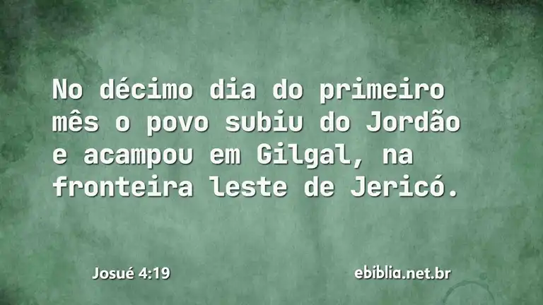 Josué 4:19