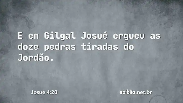 Josué 4:20