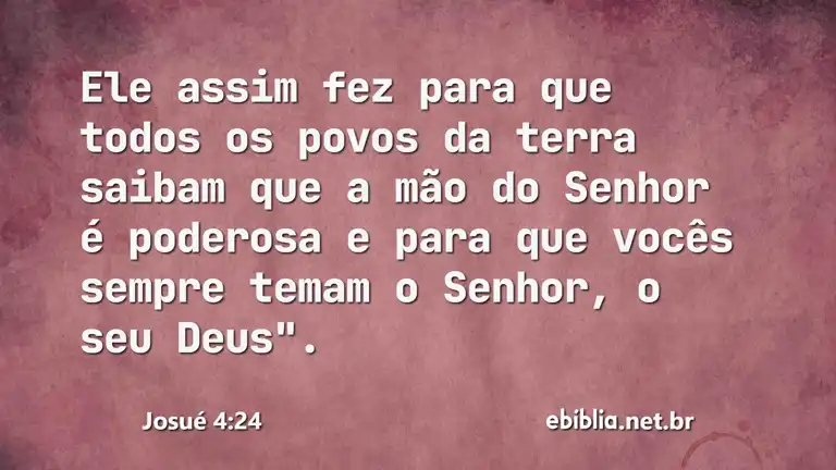 Josué 4:24