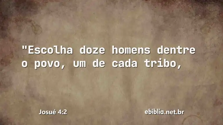 Josué 4:2