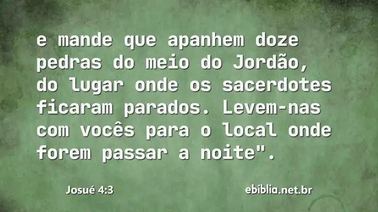 Josué 4:3