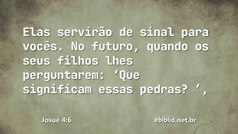 Josué 4:6