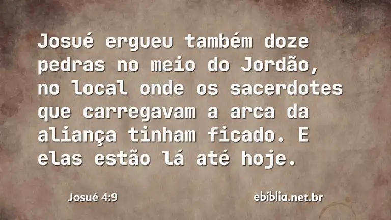 Josué 4:9