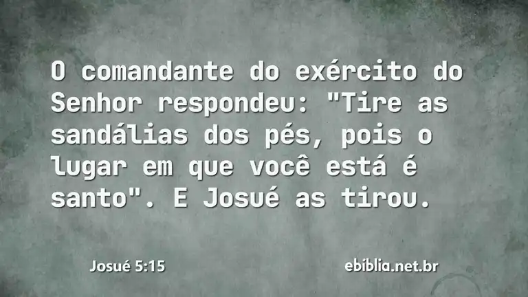 Josué 5:15