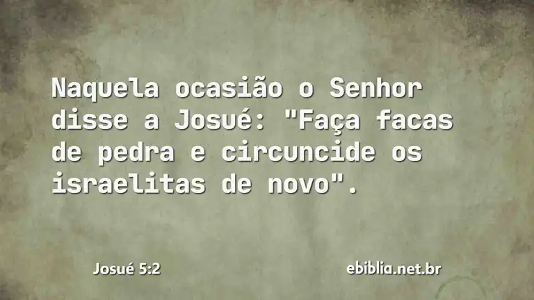 Josué 5:2