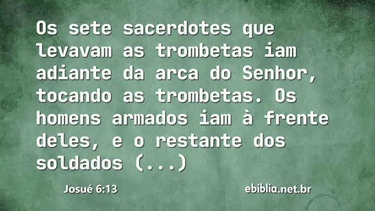 Josué 6:13