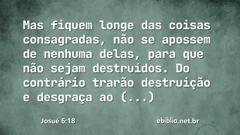 Josué 6:18