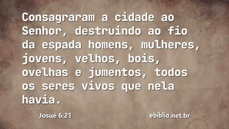 Josué 6:21