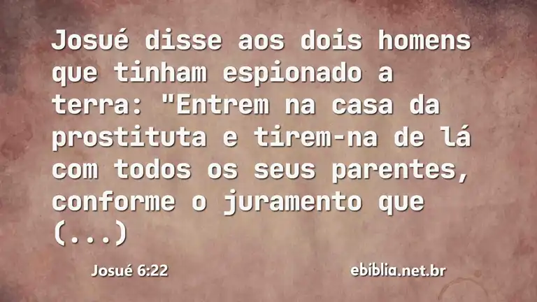 Josué 6:22