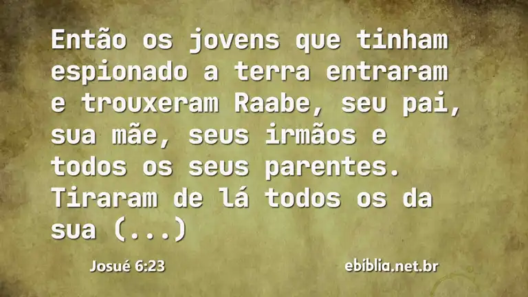 Josué 6:23