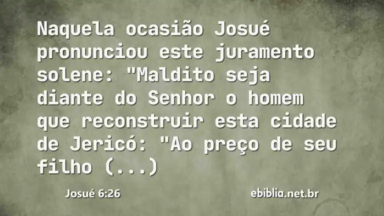 Josué 6:26