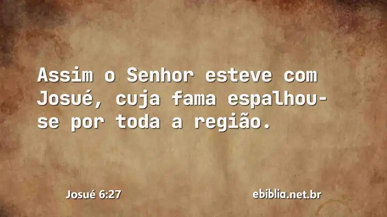 Josué 6:27