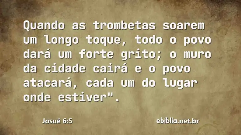 Josué 6:5