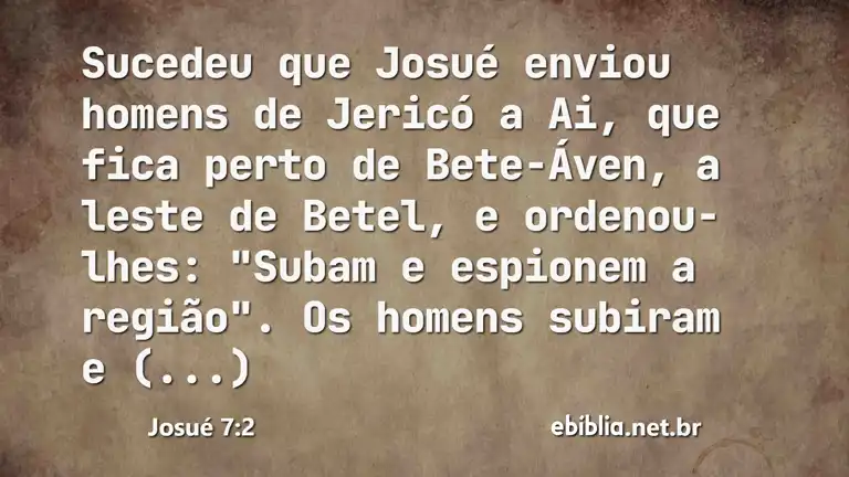 Josué 7:2