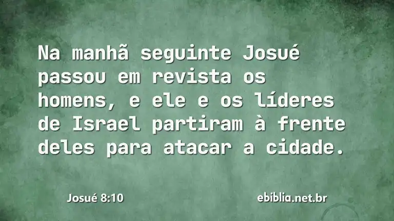 Josué 8:10