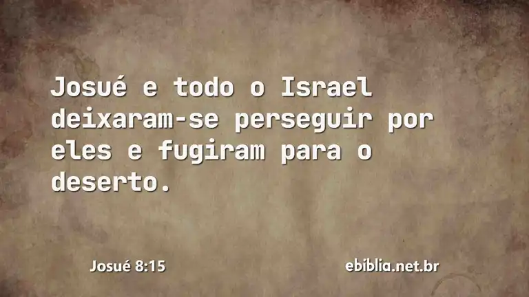 Josué 8:15