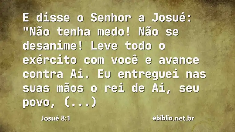 Josué 8:1