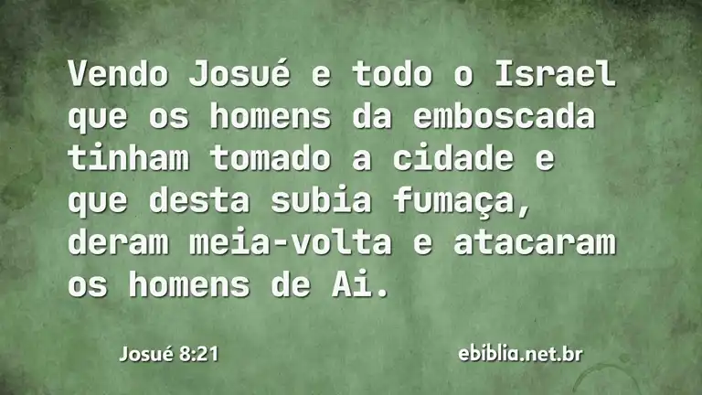 Josué 8:21