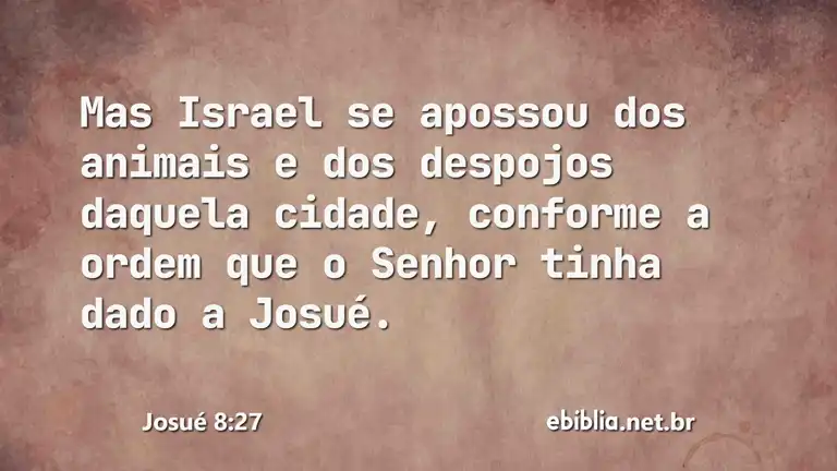 Josué 8:27