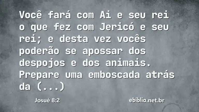 Josué 8:2