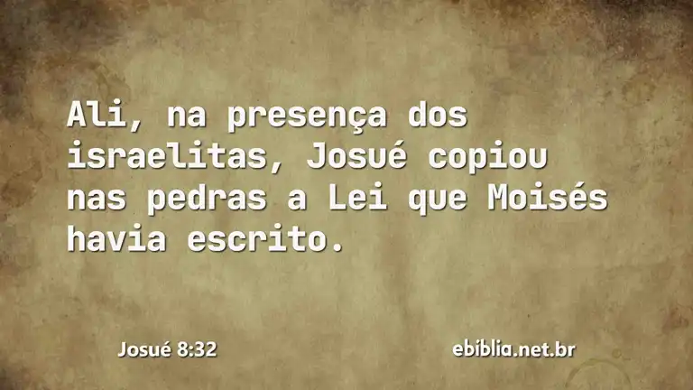 Josué 8:32